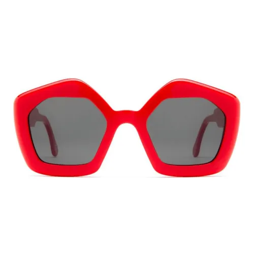 MARNI Солнцезащитные очки Красный Унисекс