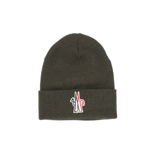 MONCLER Шерсть Бини Мужской Оливково-зеленый