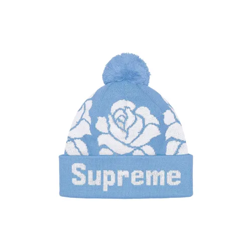 Supreme Акриловые Шапки-бини Унисекс Синий Черный Зеленый Белый Желтый