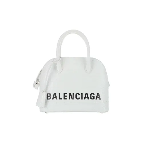 Balenciaga Ville Коровья кожа Сумка Сумка через плечо Маленькая Сумка через плечо Женская Белая