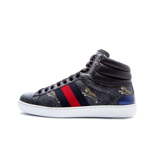 GUCCI Ace GG Supreme Стильные Скейтбординги Мужской Черный