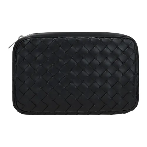 Bottega Veneta Телячья кожа Camera Сумка Сумка через плечо Стандартная Мужская Черная