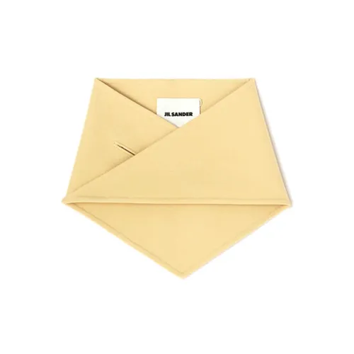 JIL SANDER Кашемир Вязаные шарфы Желтые Женские