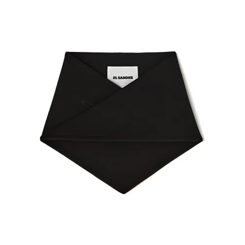 JIL SANDER Кашемир Вязаные шарфы Черный Женские