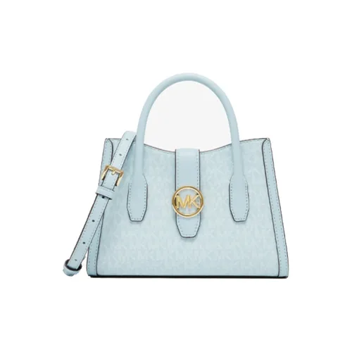 MICHAEL KORS Gabby Искусственная кожа Одно плечо Сумка Маленькая Женская Светло-синяя