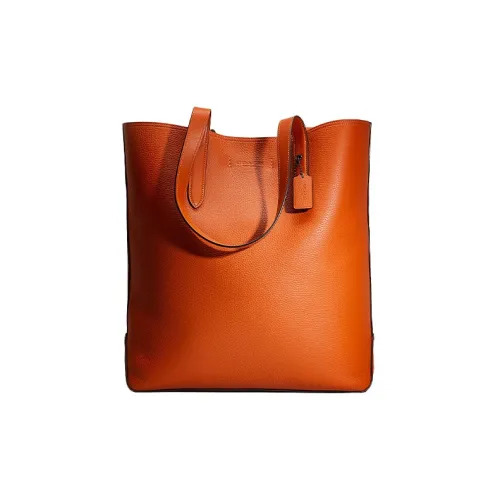 COACH Gotham Высокий кожаный одно-плечевая сумка большой размер женский коричневый