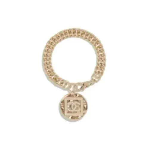 CHANEL Металлические браслеты золотые женские