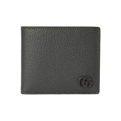 GUCCI GG Marmont Кожа Кошелек Мужской Серый