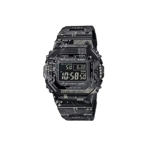 CASIO Full Metal Series SHOCK Кварцевый механизм Титан Ремешок Часы Мужские Циферблат Серый