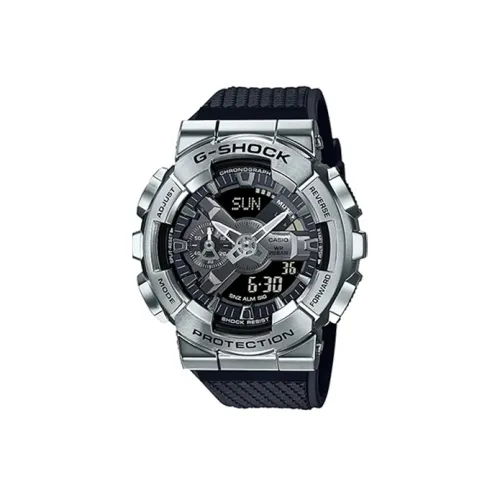 CASIO Кварцевый механизм Смольный ремешок Часы унисекс Черный циферблат