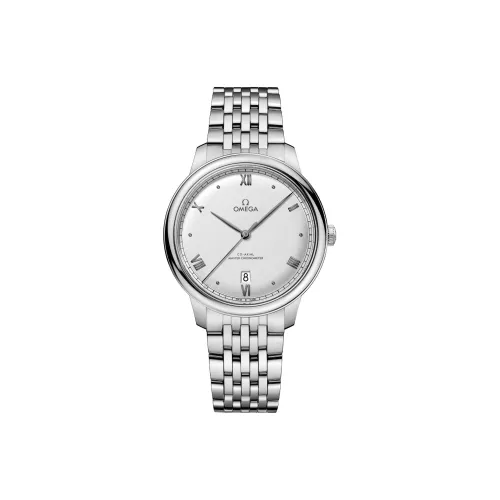 OMEGA Автоматический Механический Часы Мужские Elegant Saucer Series 40 мм Серебряные