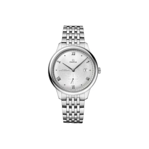 OMEGA Автоматический Механический Часы Мужские Elegant Saucer Series 41 мм Белые