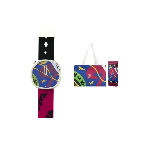 MMA Modern Style Collection Наручные часы Кварцевый механизм Силиконовый ремешок Многоцветный циферблат Унисекс 6973765109773