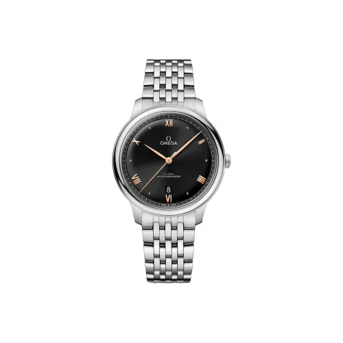OMEGA Автоматический Механический Часы Мужские Elegant Saucer Series 40 мм Черные