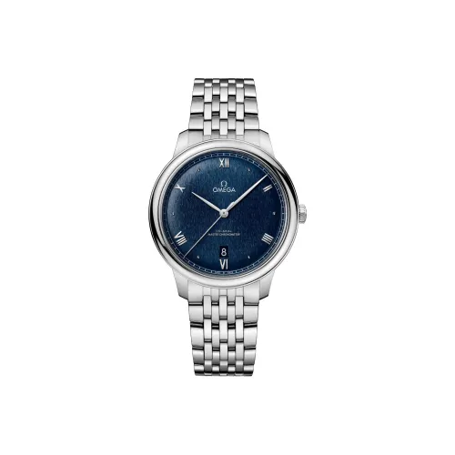 OMEGA Автоматический Механический Часы Мужские Elegant Saucer Series 40 мм Синий