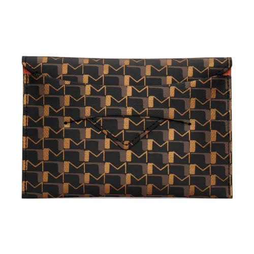 Moynat Холст 1920 Холст Конверт Сумка Держатель для паспорта Мужской Черный Коричневый