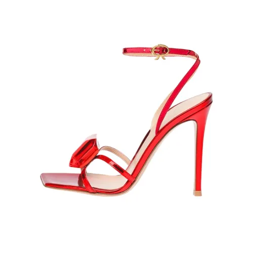 GIANVITO ROSSI Jaipur Сандалии One Strap Сандалы 10,5 см Женские Красные