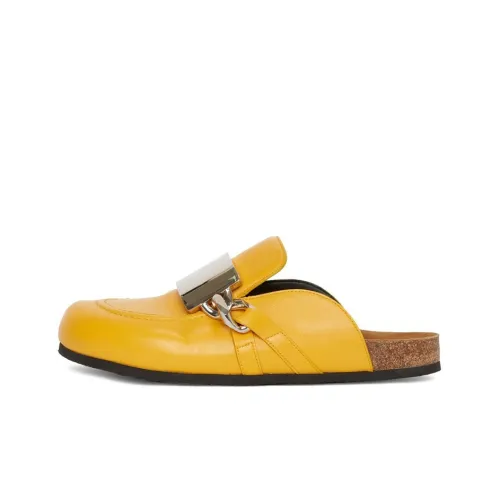 JW Anderson Резиновая подошва Домашние тапочки Мужские Желтые