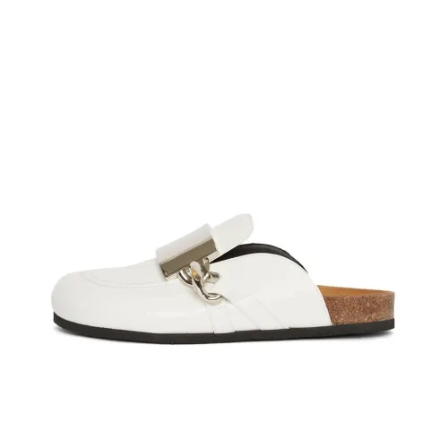 JW Anderson Резиновая подошва Домашние тапочки Мужские Белые