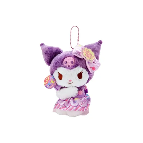 Sanrio Kuromi Pearl Jewelry Collaboration Plush Doll Pendant Height 16cm