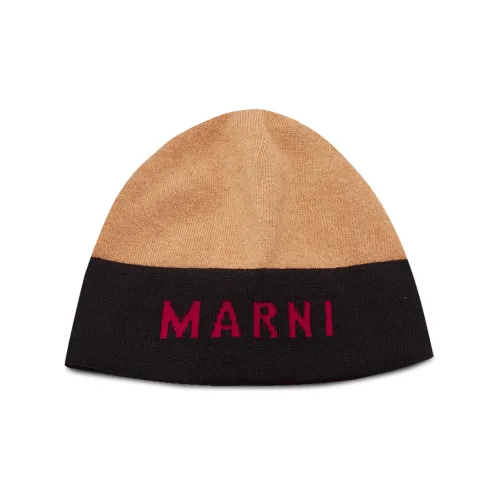 MARNI Шапки-бини Женские CAMEL Черный