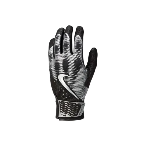 NIKE Козья кожа, Нейлон, Спандекс, Полиуретан, Полиэстер Спортивные перчатки Черный Унисекс