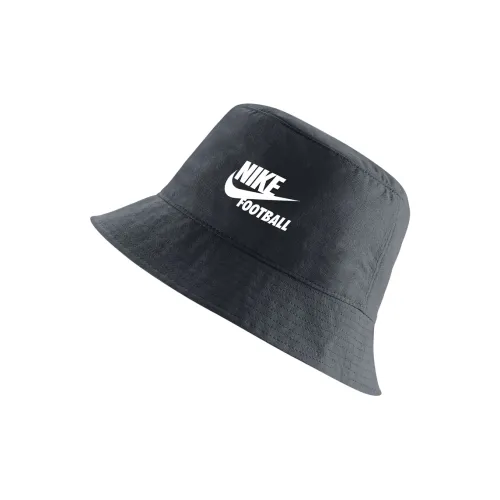 NIKE Cotton Bucket Hats Серый Унисекс