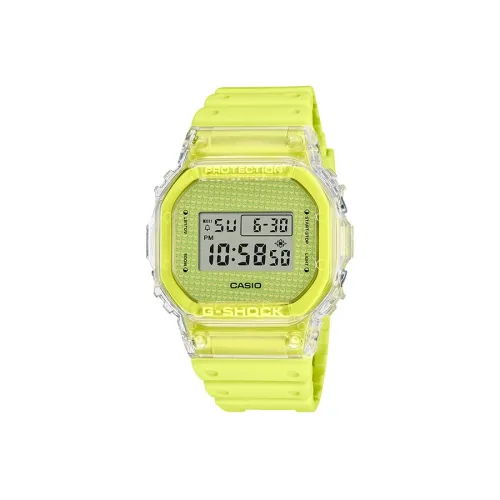 CASIO G Squad Series Кварцевые часы Унисекс с желтым циферблатом