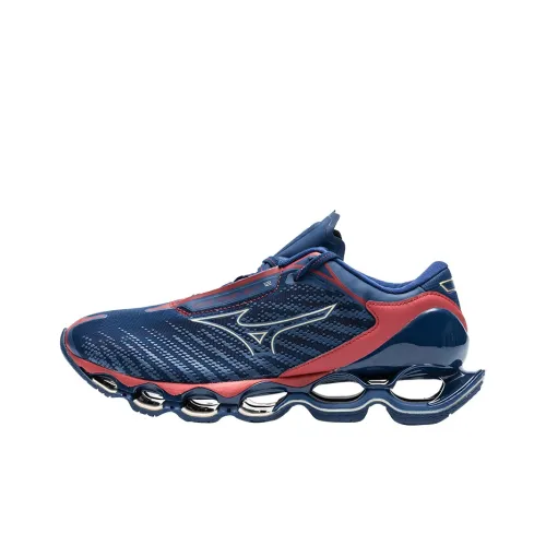 Кроссовки для бега Mizuno Prophecy 12, низкий топ, синий, мужской