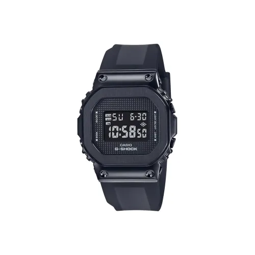 CASIO Кварцевый механизм Смольный ремешок Часы унисекс Серый циферблат GM S5600SB 1DR