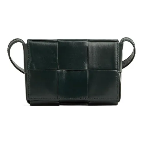 Bottega Veneta CASSETTE Pillow Bag Коровья кожа Портативный Crossbody Сумка Сумка через плечо Женская Яшма