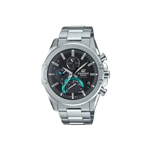 CASIO Солнечный Кварцевый Механизм Мужские Часы EDIFICE Синий