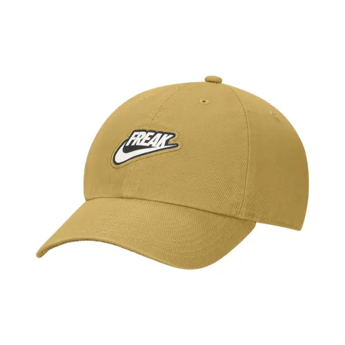 Nike Хлопковые кепки унисекс желтые