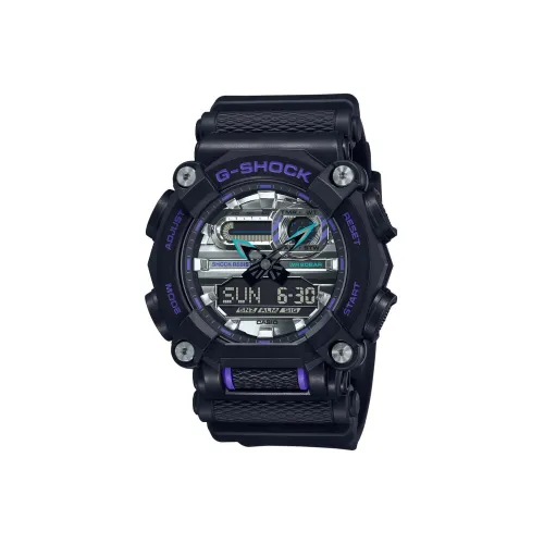 CASIO Кварцевый механизм Смольный ремешок Часы для мужчин Черный циферблат