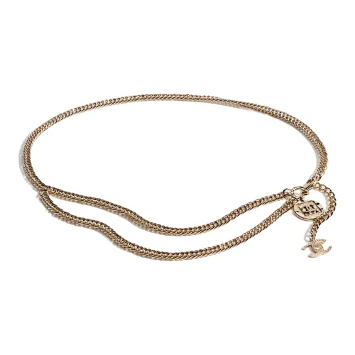 CHANEL Цепи для талии, золотые, женские