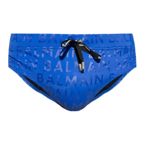 BALMAIN Мужские шорты-бикини синие