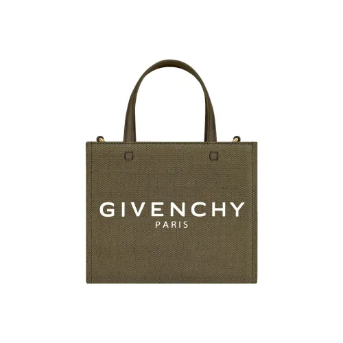 GIVENCHY Холст Тоут Сумка Сумка для покупок Холст Сумка Мини Женский Темный Хаки