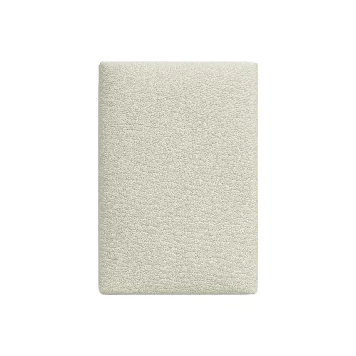 HERMES Calvi Mysore Шевро Кошелек Картхолдер Мини Женский Гриб Белый