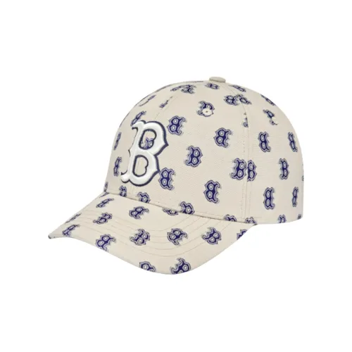 Бейсбольные кепки MLB Base Logo из хлопка унисекс цвет экрю