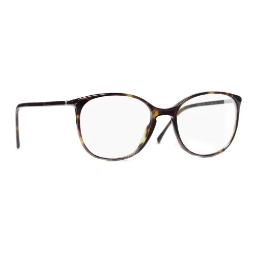 CHANEL Пластиковая оправа Овал OPTICAL Очки Женские