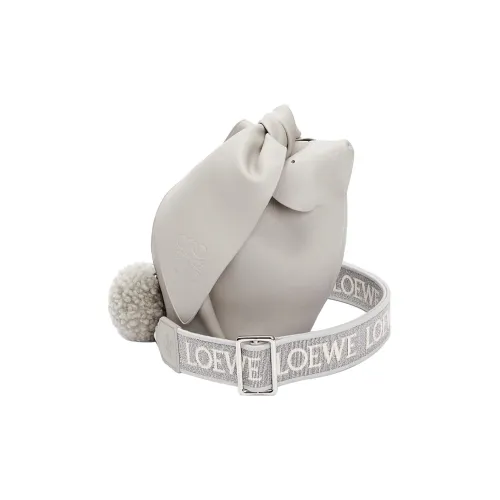 LOEWE Nappa Коровья кожа Сумка через плечо Стандартная Женская Серый