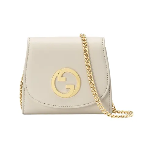 GUCCI Blondie Кожа Сумка через плечо Кошелек Средний Women's White
