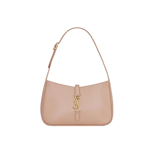 SAINT LAURENT LE5A7 Гладкая коровья кожа Сумка на плечо Сумка Сумка через плечо Женская Розовая Песочная