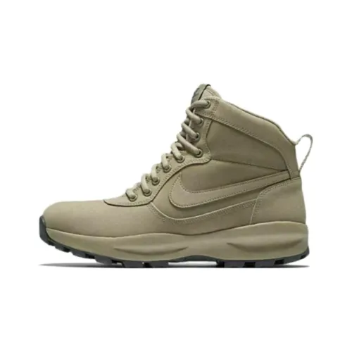 nike Manoa Dome Shock Absorbers Slip-resistant Abrasion-resistant High Top Streetwear Green -> nike Manoa Dome Shock Absorbers Противоскользящие устойчивые к истиранию высокие топы уличная обувь зеленый