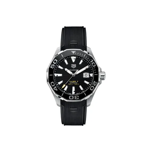 TAG HEUER Автоматический Механический Механизм Мужские Часы из Коллекции Aquaracer 43 мм Черные
