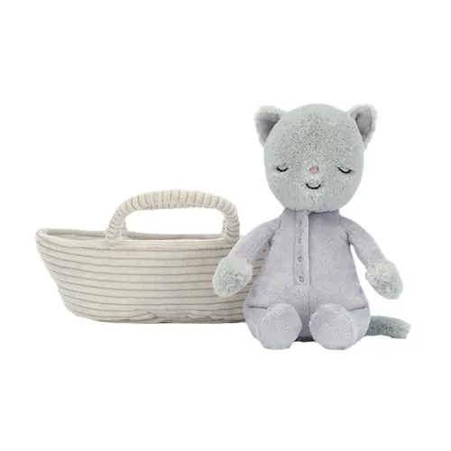 JELLYCAT Коллекция Кот Собака Звук Сон Котенок Куклы Плюшевая кукла 19 см Высота