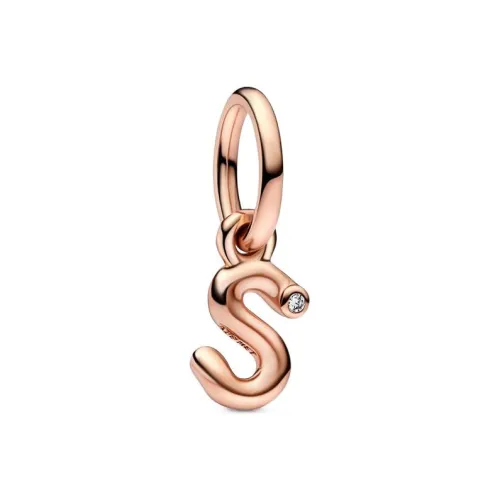 Pandora Moments Синтетический Кубический Цирконий Стразы Шармы / Подвески Розово-золотой Женские