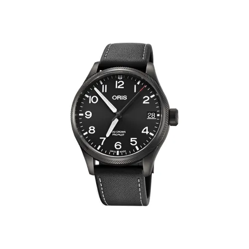 Oris Автоматический Механический Часы Мужские 41 мм Черный Циферблат 751,7697.4264T