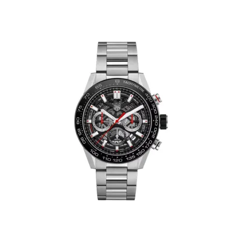 TAG HEUER Carrera Collection Автоматический Механический Механизм Мужские Часы Часы 45 мм Черный Циферблат