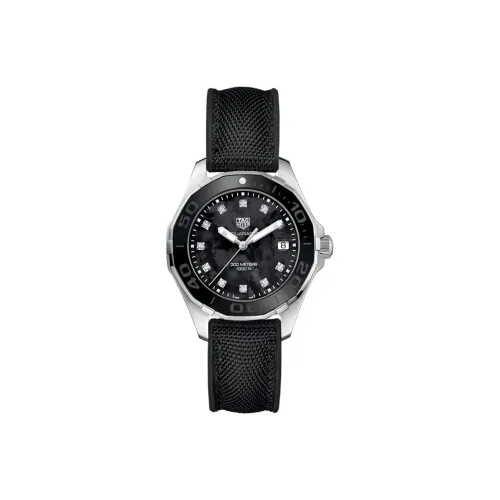 TAG HEUER Aquaracer Collection Кварцевый механизм Унисекс Часы 35 мм Черный циферблат